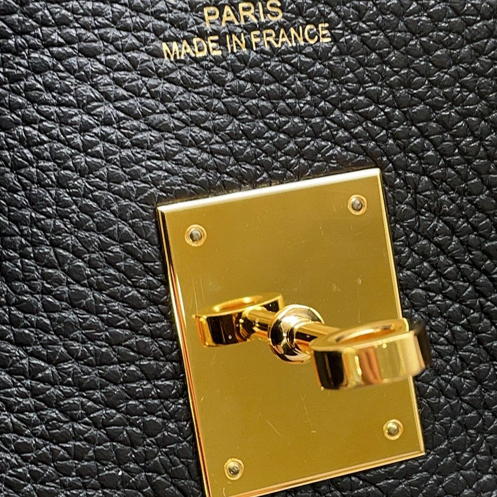 エルメス バーキン35 ブラック/ゴールド金具 トゴ Z刻印 HERMES Birkin ハンドバッグ 黒