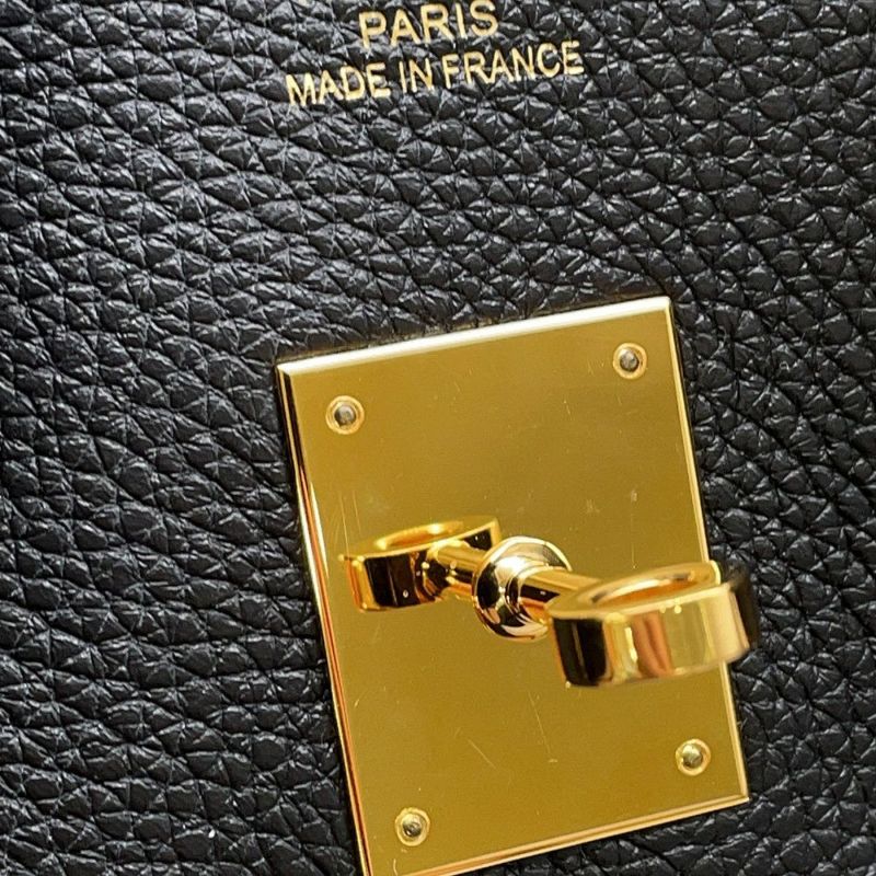 エルメス バーキン35 ブラック/ゴールド金具 トゴ Z刻印 HERMES Birkin ハンドバッグ 黒