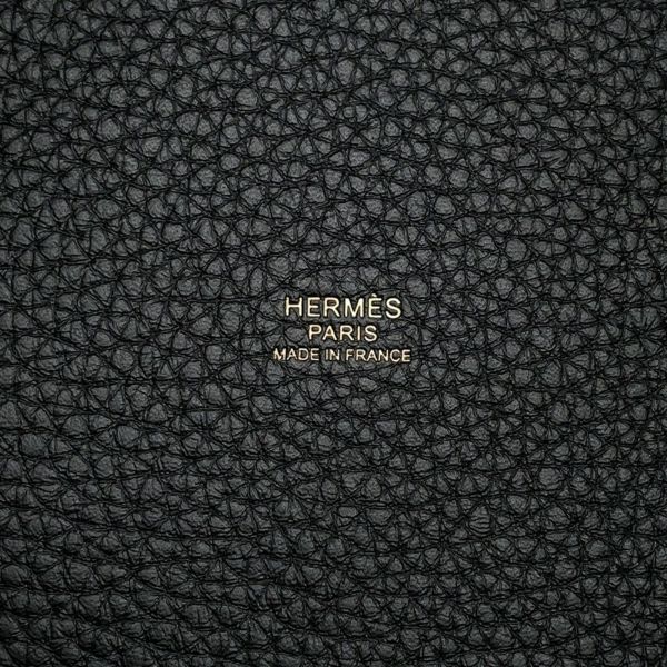 エルメス ハンドバッグ ピコタンロックPM ブラック/ゴールド金具 トリヨンクレマンス W刻印 黒
