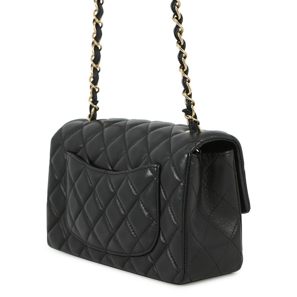 シャネル チェーンショルダーバッグ ココマーク ミニ マトラッセ 20 ラムスキン A69900 CHANEL 黒