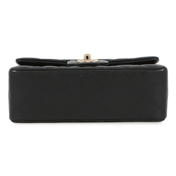 シャネル チェーンショルダーバッグ ココマーク ミニ マトラッセ 20 ラムスキン A69900 CHANEL 黒