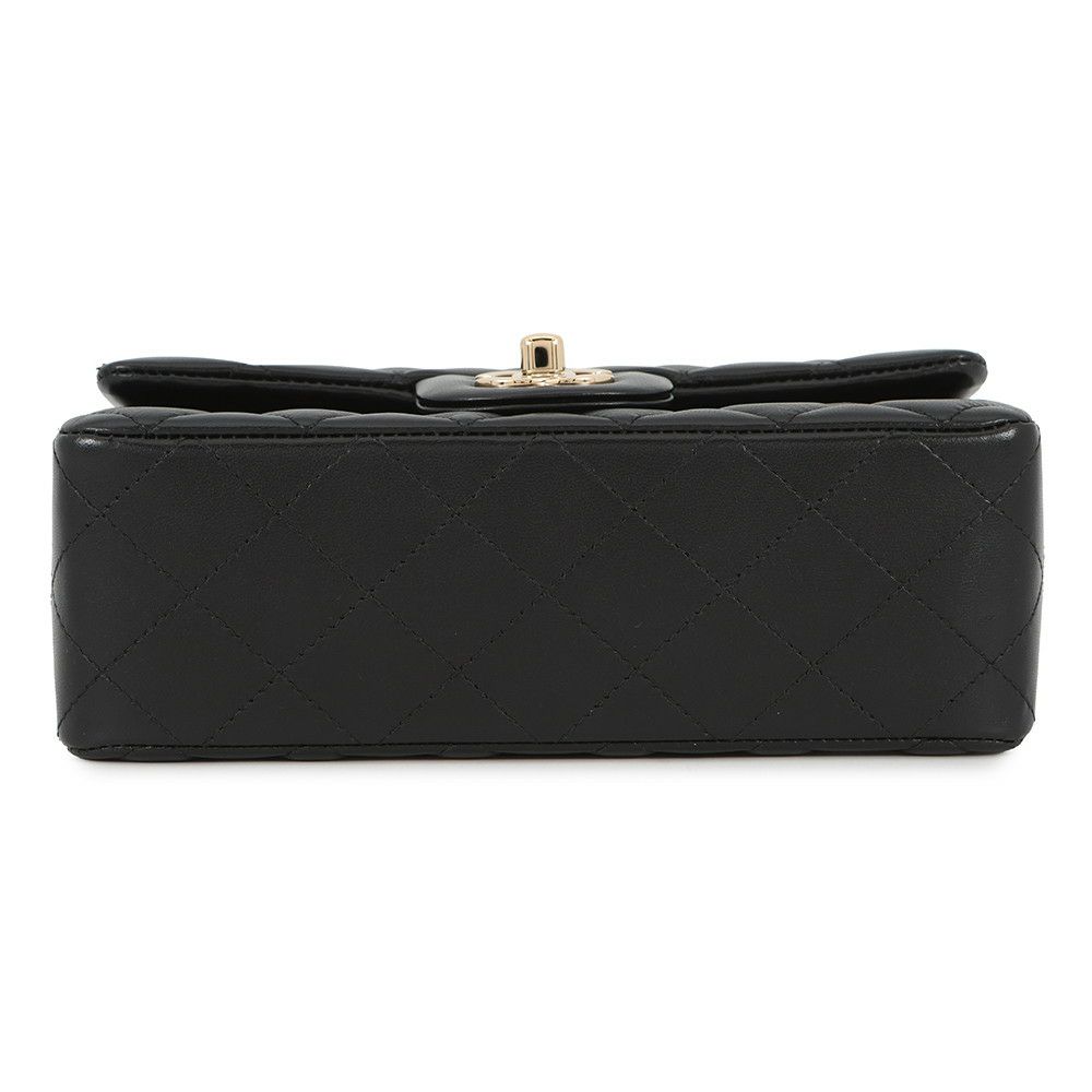 シャネル チェーンショルダーバッグ ココマーク ミニ マトラッセ 20 ラムスキン A69900 CHANEL 黒