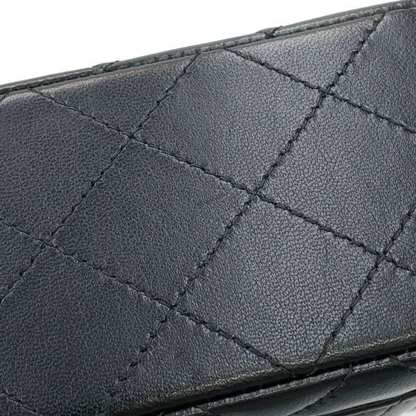 シャネル チェーンショルダーバッグ ココマーク ミニ マトラッセ 20 ラムスキン A69900 CHANEL 黒