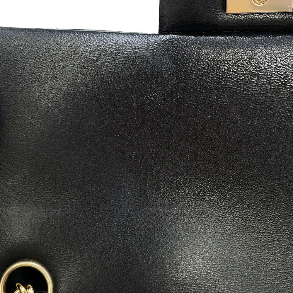 シャネル チェーンショルダーバッグ ココマーク ミニ マトラッセ 20 ラムスキン A69900 CHANEL 黒