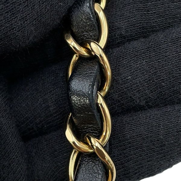 シャネル チェーンショルダーバッグ ココマーク ミニ マトラッセ 20 ラムスキン A69900 CHANEL 黒