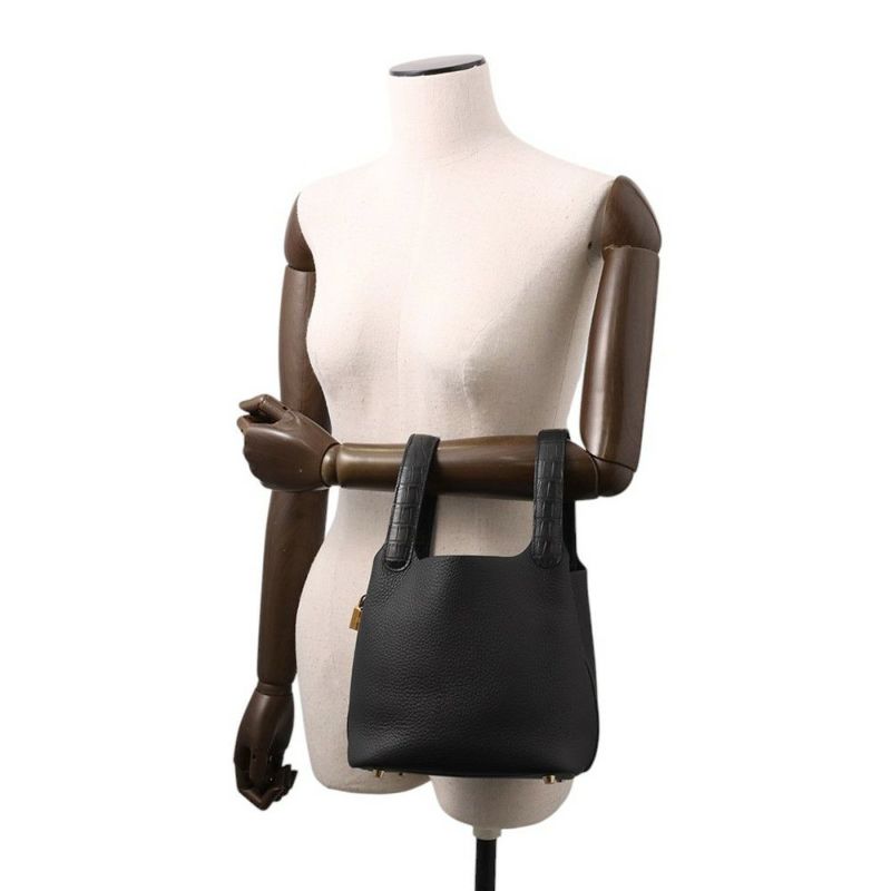 エルメス ハンドバッグ ピコタンロックPM タッチ ブラック/ゴールド金具 トリヨンクレマンス K刻印 黒