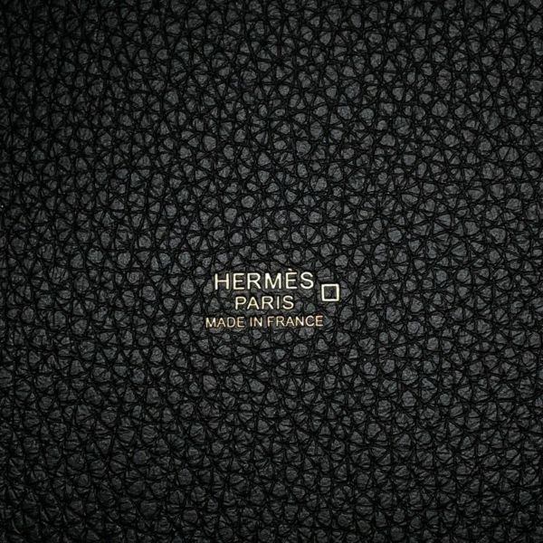 エルメス ハンドバッグ ピコタンロックPM タッチ ブラック/ゴールド金具 トリヨンクレマンス K刻印 黒