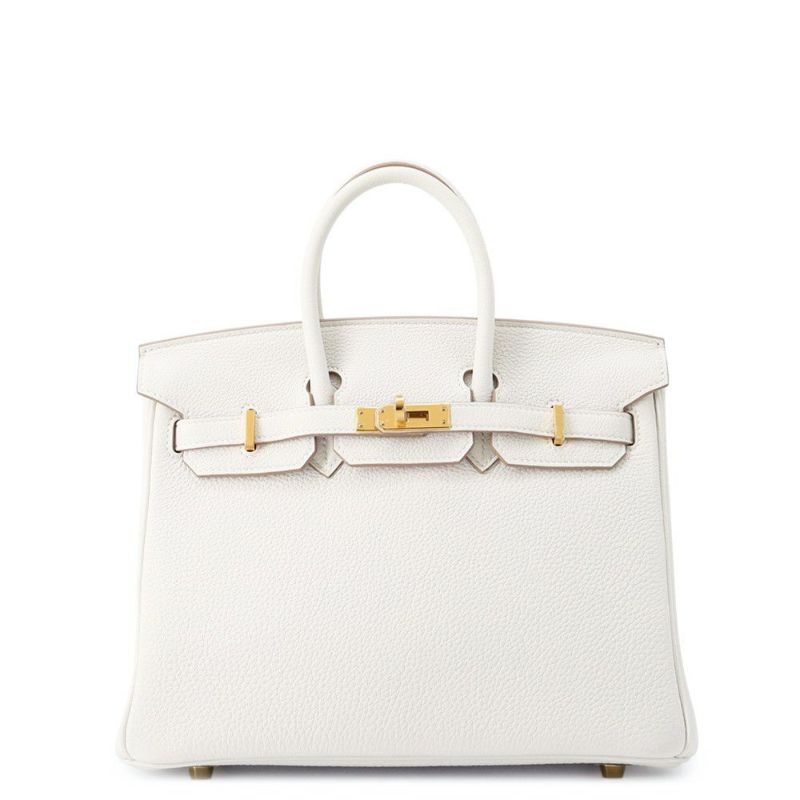 エルメス バーキン25 グリスペール/ゴールド金具 トゴ W刻印 HERMES Birkin ハンドバッグ