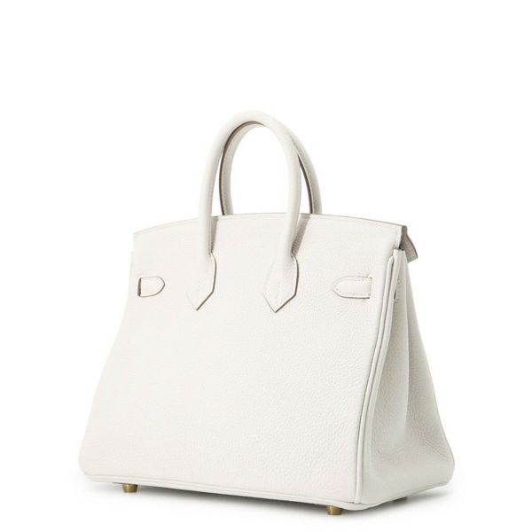 エルメス バーキン25 グリスペール/ゴールド金具 トゴ W刻印 HERMES Birkin ハンドバッグ