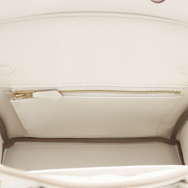 エルメス バーキン25 グリスペール/ゴールド金具 トゴ W刻印 HERMES Birkin ハンドバッグ