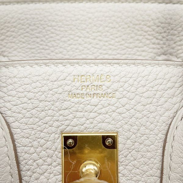 エルメス バーキン25 グリスペール/ゴールド金具 トゴ W刻印 HERMES Birkin ハンドバッグ
