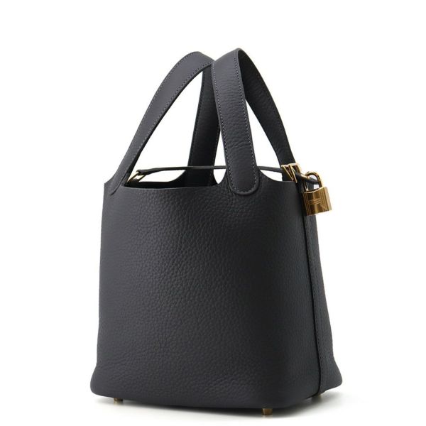 エルメス ハンドバッグ ピコタンロックPM キャバン/ゴールド金具 トリヨンクレマンス K刻印