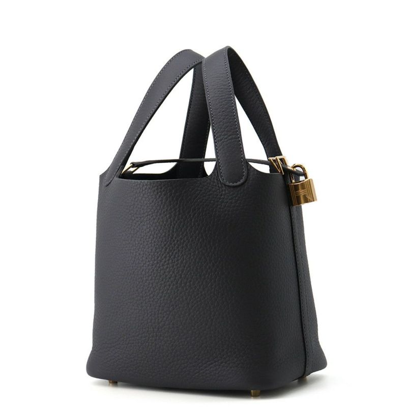 エルメス ハンドバッグ ピコタンロックPM キャバン/ゴールド金具 トリヨンクレマンス K刻印