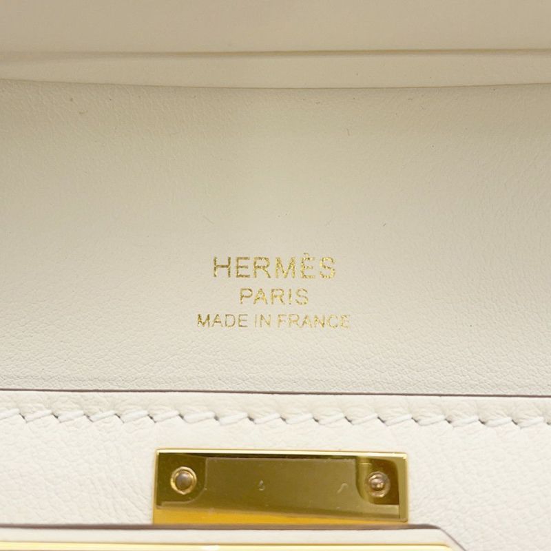 エルメス ジプシエール ミニ ベトン/ゴールド金具 スイフト K刻印 HERMES バッグ