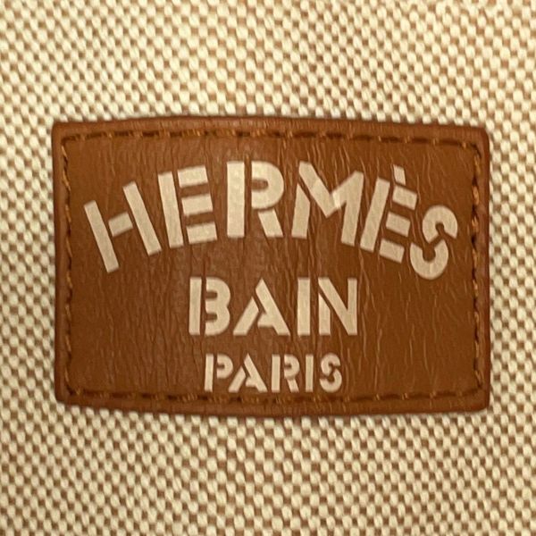 エルメス トートバッグ エスカル・ア・ラ・プラージュ プリント アシエ/シルバー金具 トワルアッシュ HERMES ビーチバッグ