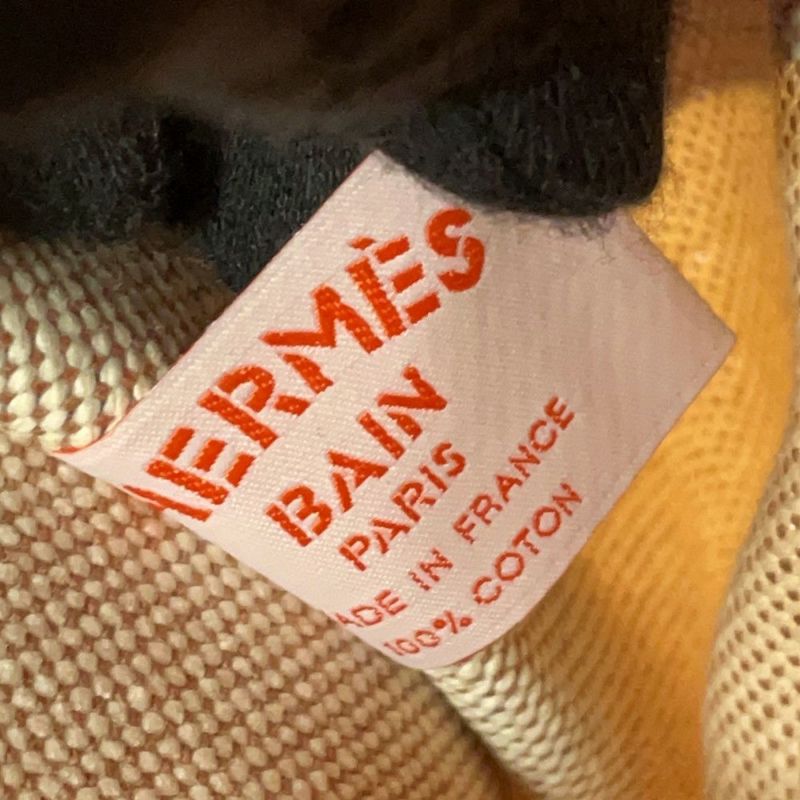 エルメス トートバッグ エスカル・ア・ラ・プラージュ プリント アシエ/シルバー金具 トワルアッシュ HERMES ビーチバッグ