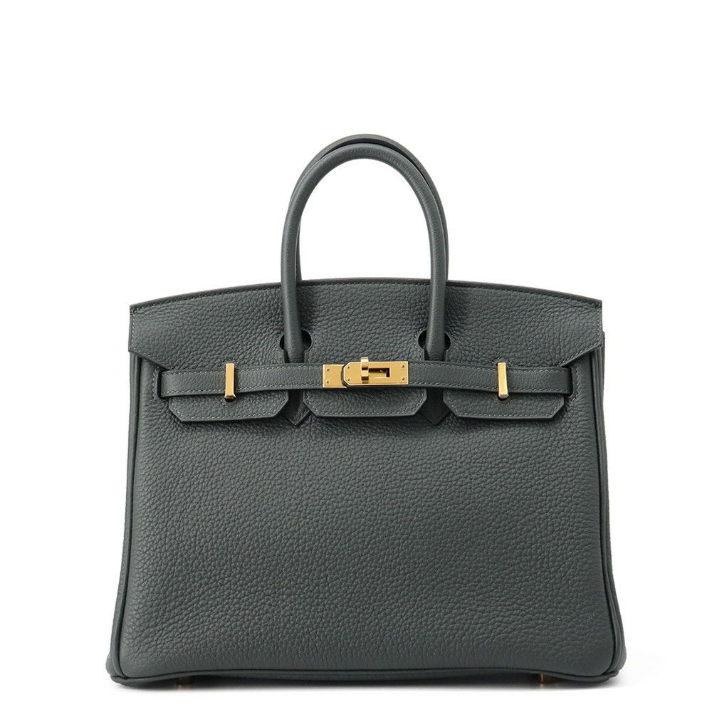 エルメス バーキン25 ブラック/ゴールド金具 トゴ W刻印 HERMES Birkin ハンドバッグ ニューヴェールフォンセ