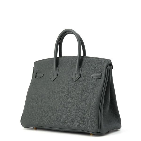 エルメス バーキン25 ブラック/ゴールド金具 トゴ W刻印 HERMES Birkin ハンドバッグ ニューヴェールフォンセ