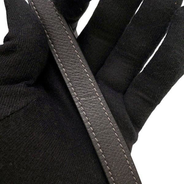 エルメス ハンドバッグ ケリー32 外縫い グラファイト/シルバー金具 クシュベル □G刻印 2wayショルダー