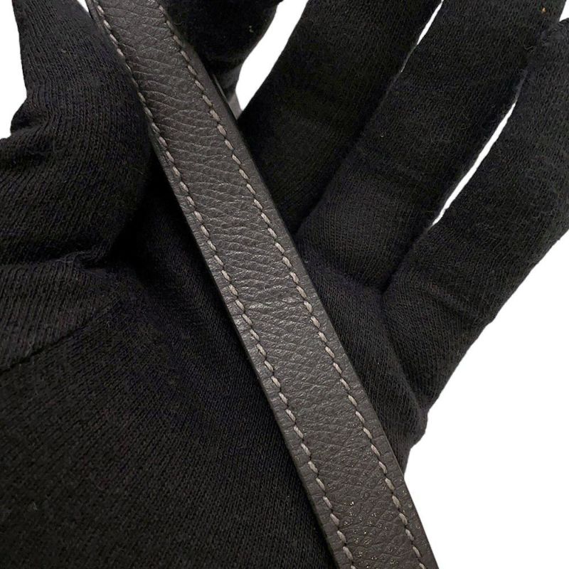 エルメス ハンドバッグ ケリー32 外縫い グラファイト/シルバー金具 クシュベル □G刻印 2wayショルダー