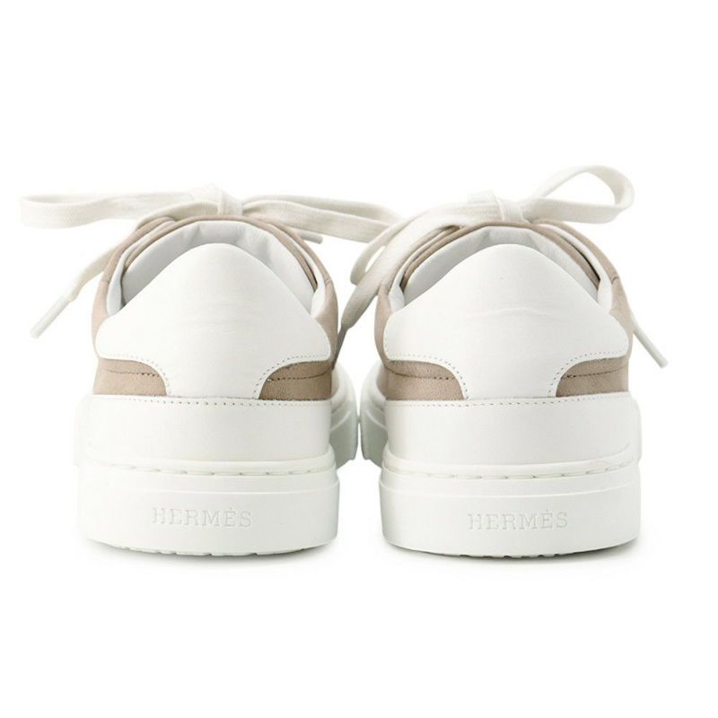 エルメス スニーカー デイ スエード/レザー レディースサイズ37 HERMES 靴