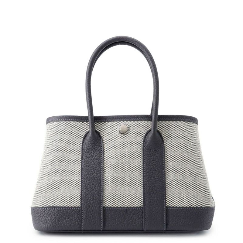 エルメス ネオ・ガーデン 23 ガーデンパーティ アルドワーズ/エクリュ/シルバー金具 トワルアッシュヴァイキング/ネゴンダ K刻印