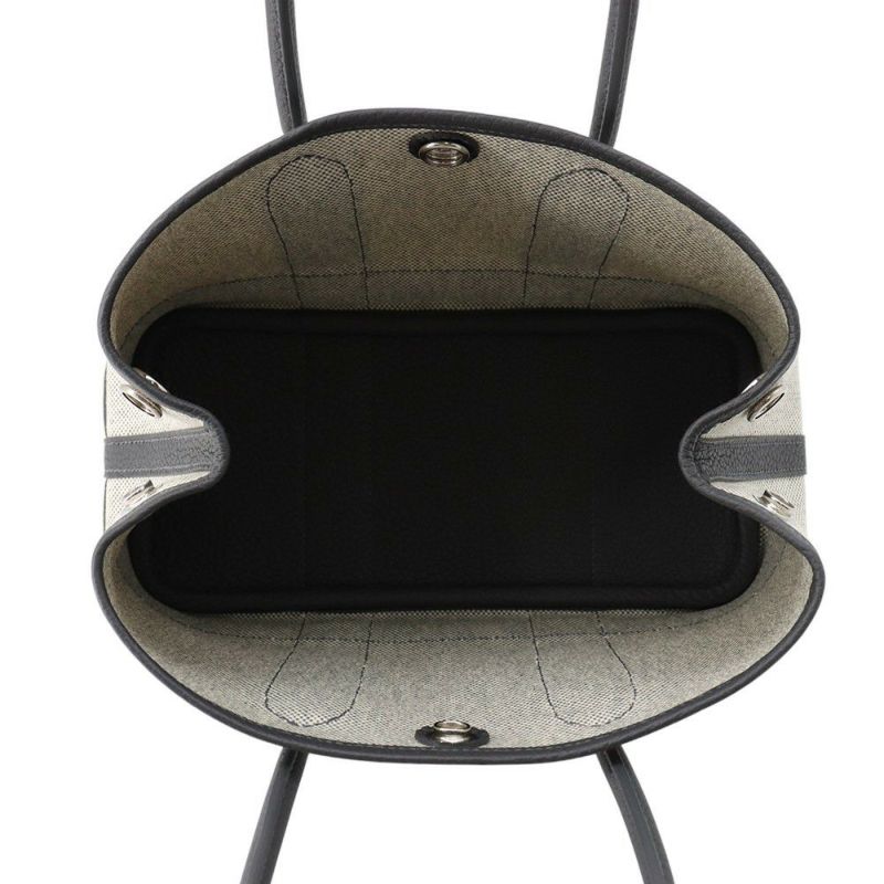 エルメス ネオ・ガーデン 23 ガーデンパーティ アルドワーズ/エクリュ/シルバー金具 トワルアッシュヴァイキング/ネゴンダ K刻印