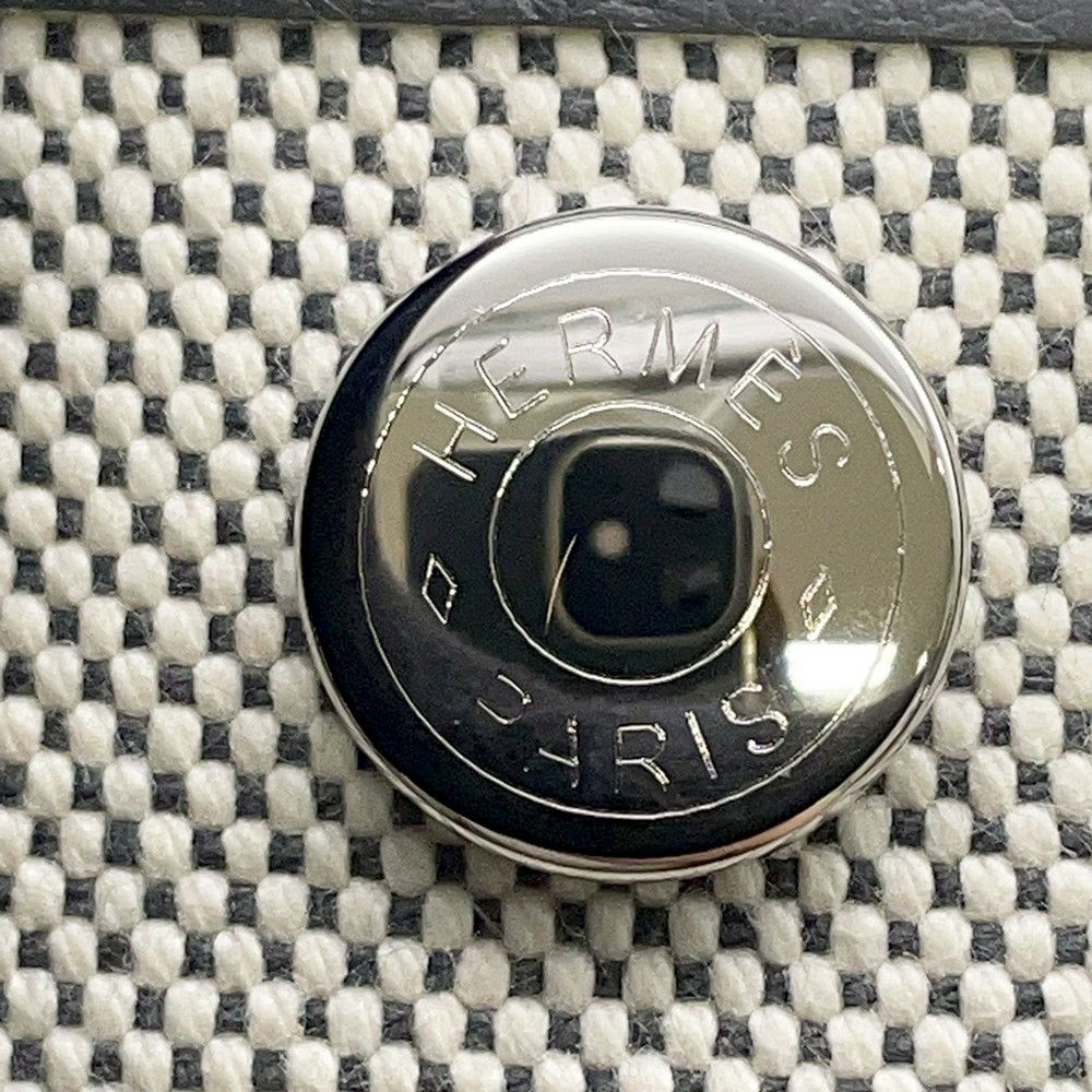 エルメス ネオ・ガーデン 23 ガーデンパーティ アルドワーズ/エクリュ/シルバー金具 トワルアッシュヴァイキング/ネゴンダ K刻印