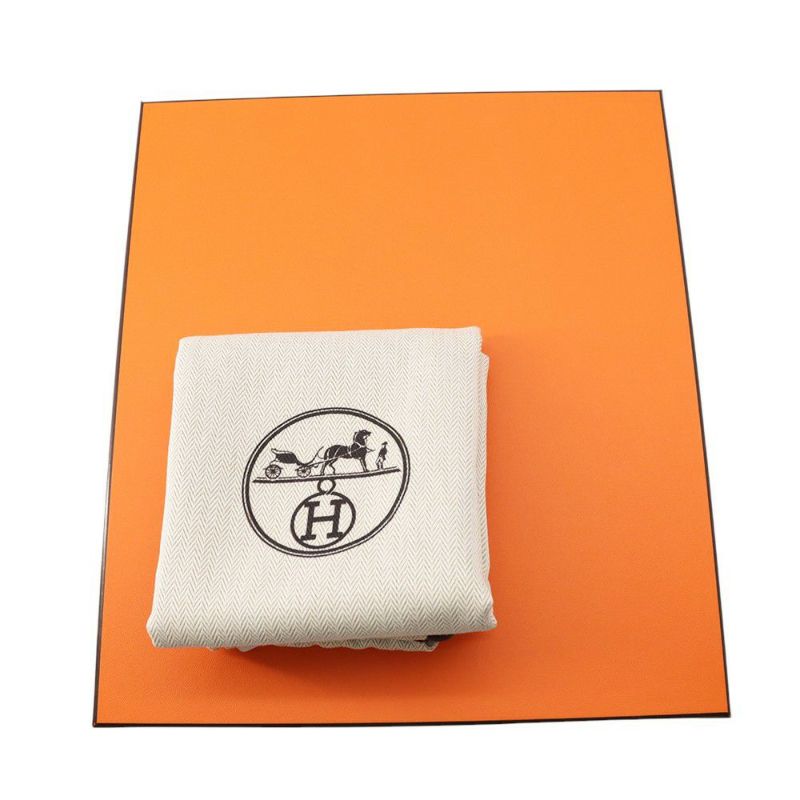 エルメス ネオ・ガーデン 23 ガーデンパーティ アルドワーズ/エクリュ/シルバー金具 トワルアッシュヴァイキング/ネゴンダ K刻印