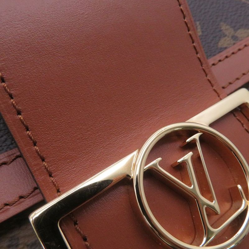 ルイヴィトン ショルダーバッグ モノグラム・リバース ドーフィーヌMM M45958 LOUIS VUITTON ヴィトン 2way 黒 ブラック