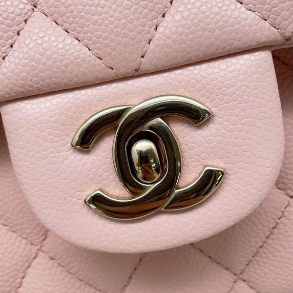 シャネル チェーンショルダーバッグ マトラッセ23 ココマーク ダブルチェーン キャビアスキン A01113 CHANEL