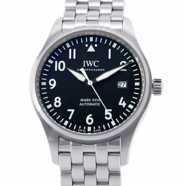 IWC パイロットウォッチ マークXVIII IW327015 腕時計 黒文字盤