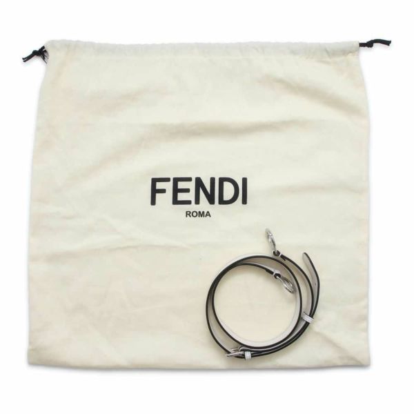 フェンディ ハンドバッグ ピーカブー レギュラー ミディアム 8BN290 FENDI 2wayショルダーバッグ 白