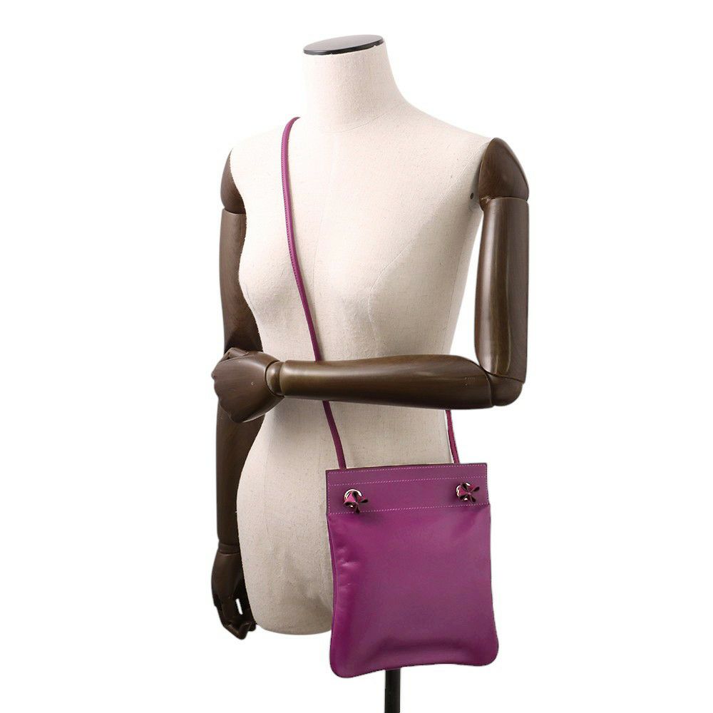 エルメス ショルダーバッグ サックアリーヌ ミニ アネモネ/シルバー金具 スイフト U刻印