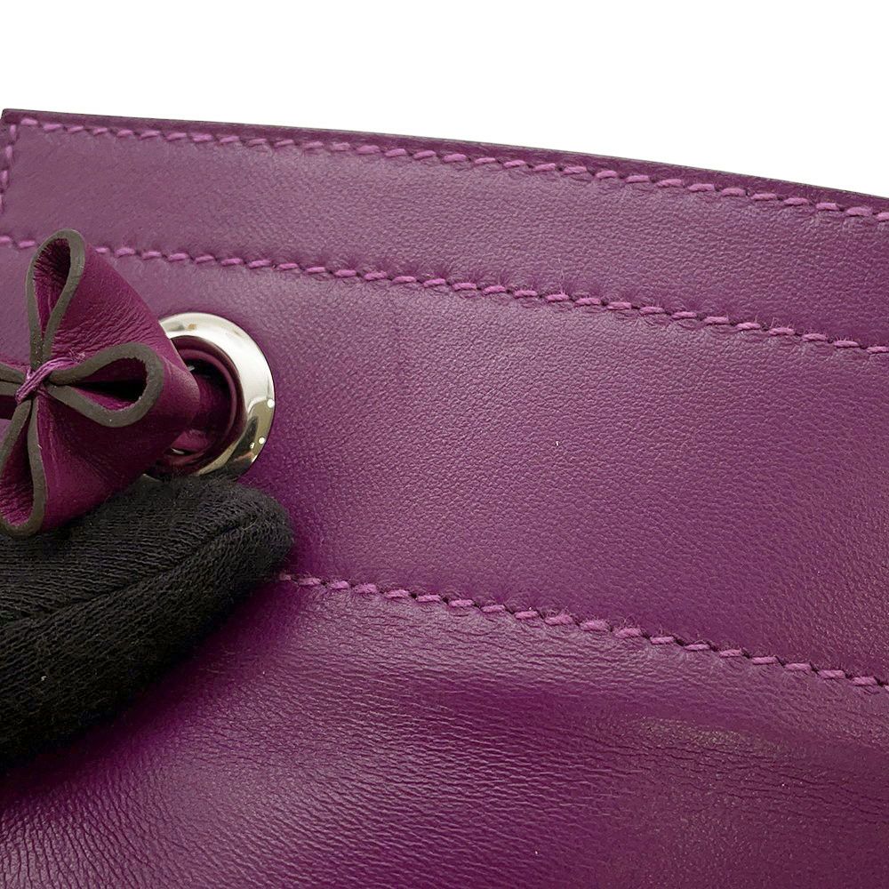 エルメス ショルダーバッグ サックアリーヌ ミニ アネモネ/シルバー金具 スイフト U刻印