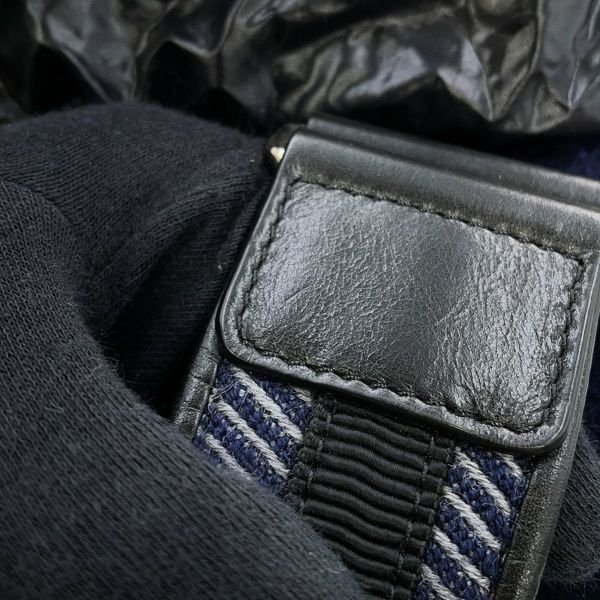 シャネル ショルダーバッグ エンブロイダリー ドローストリング 刺繍 ウール A57519 CHANEL 巾着バッグ 黒