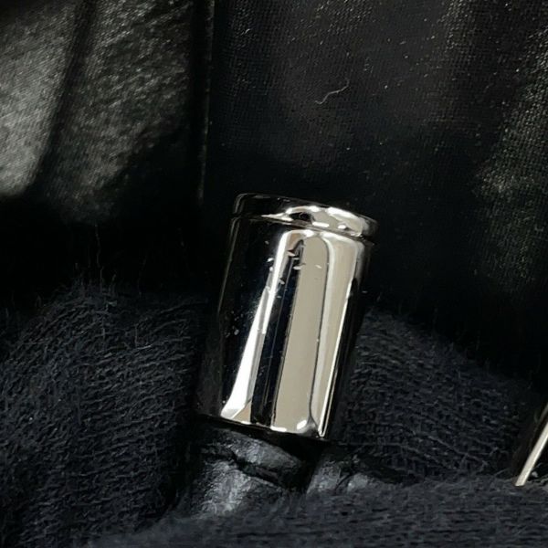 シャネル ショルダーバッグ エンブロイダリー ドローストリング 刺繍 ウール A57519 CHANEL 巾着バッグ 黒