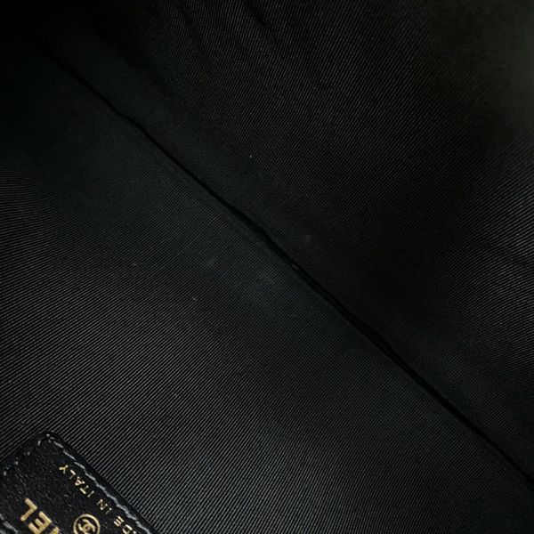 シャネル クラッチバッグ ココマーク ツイード 千鳥格子 CHANEL セカンドバッグ 黒 白