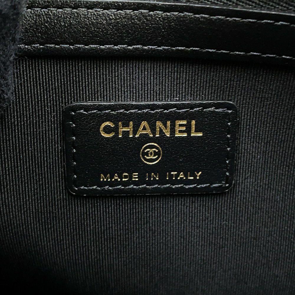 シャネル クラッチバッグ ココマーク ツイード 千鳥格子 CHANEL セカンドバッグ 黒 白