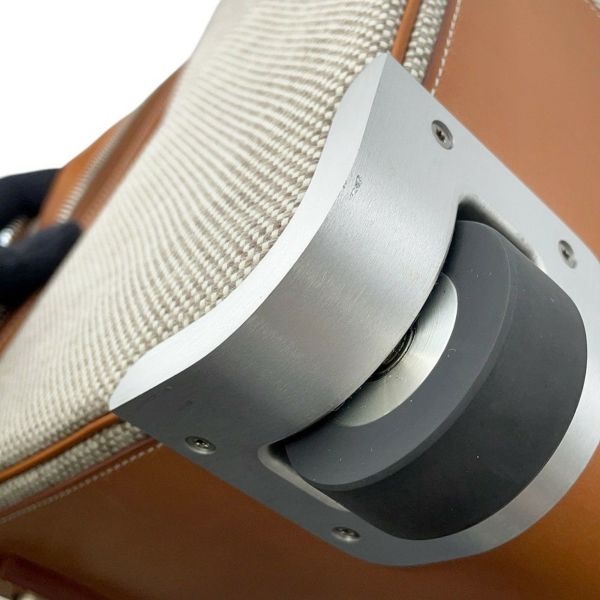 エルメス キャリーケース カレーシュ エクスプレス キャビン エクリュ/フォーブ/マットシルバー金具 トワル/バレニア □Q刻印