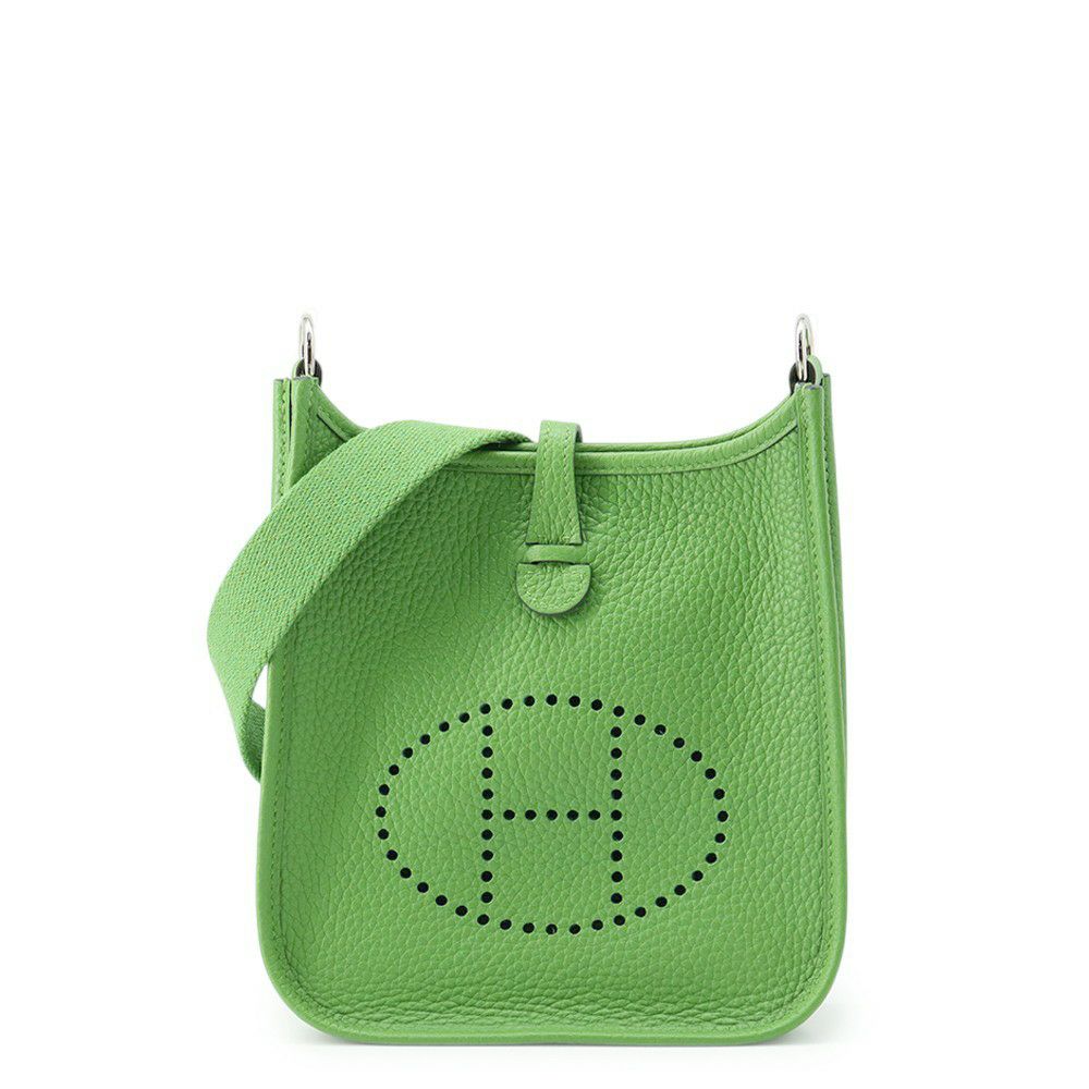 エルメス エブリンTPM 111cm アマゾン ヴェールユッカ/シルバー金具 トリヨンクレマンス B刻印