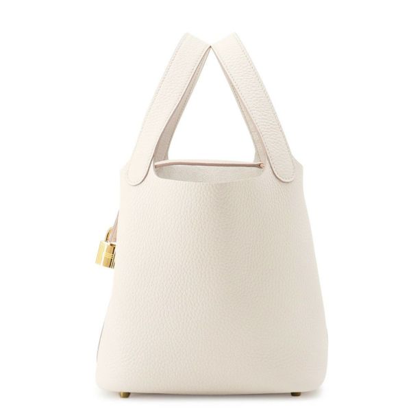 エルメス ハンドバッグ ピコタンロックPM ベトン/ゴールド金具 トリヨンクレマンス W刻印