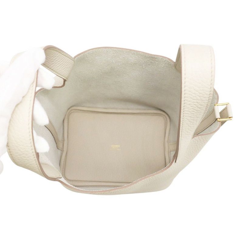 エルメス ハンドバッグ ピコタンロックPM ベトン/ゴールド金具 トリヨンクレマンス W刻印