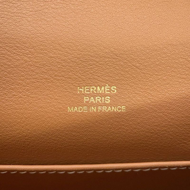 エルメス ハンドバッグ ポシェットケリー ゴールド/ゴールド金具 スイフト W刻印