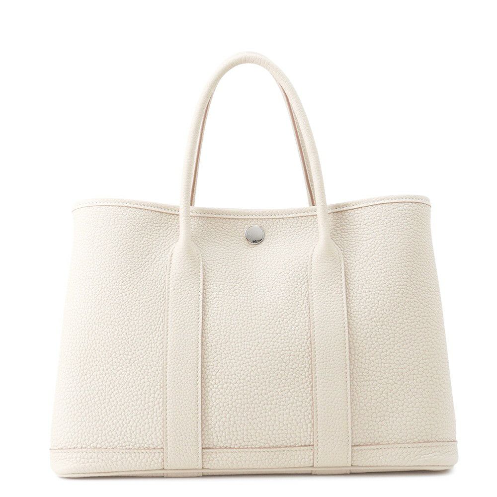 エルメス トートバッグ ガーデンパーティTPM ベトン/シルバー金具 ネゴンダ W刻印