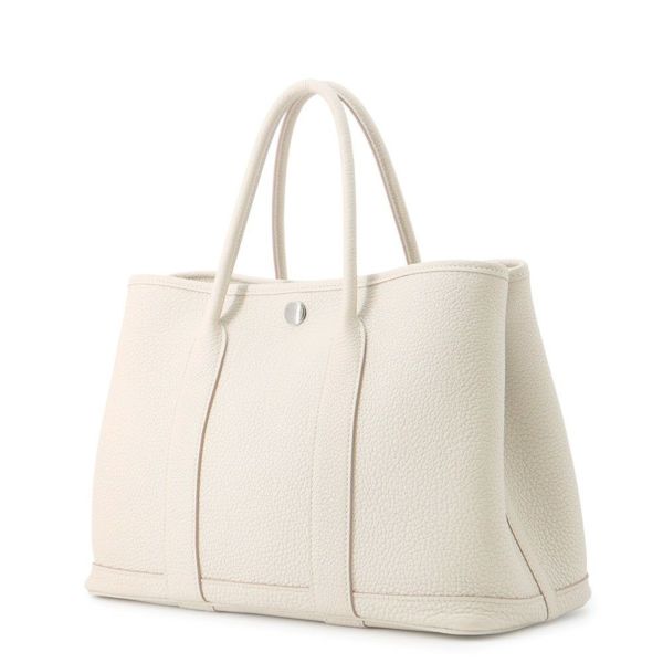 エルメス トートバッグ ガーデンパーティTPM ベトン/シルバー金具 ネゴンダ W刻印