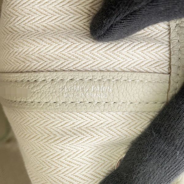 エルメス トートバッグ ガーデンパーティTPM ベトン/シルバー金具 ネゴンダ W刻印