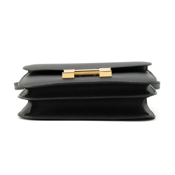 エルメス ミニ コンスタンス3 ミロワール ブラック/ゴールド金具 エプソン K刻印 黒