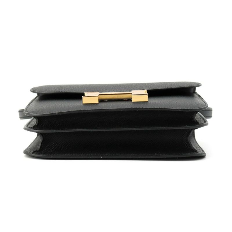 エルメス ミニ コンスタンス3 ミロワール ブラック/ゴールド金具 エプソン K刻印 黒