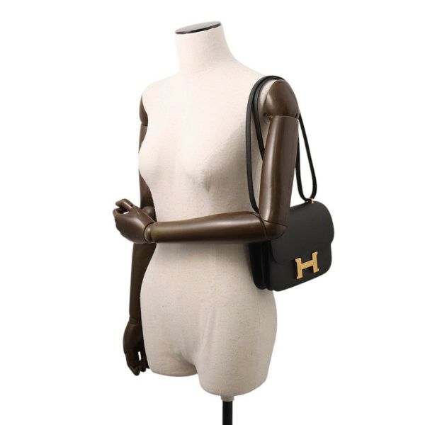 エルメス ミニ コンスタンス3 ミロワール ブラック/ゴールド金具 エプソン K刻印 黒